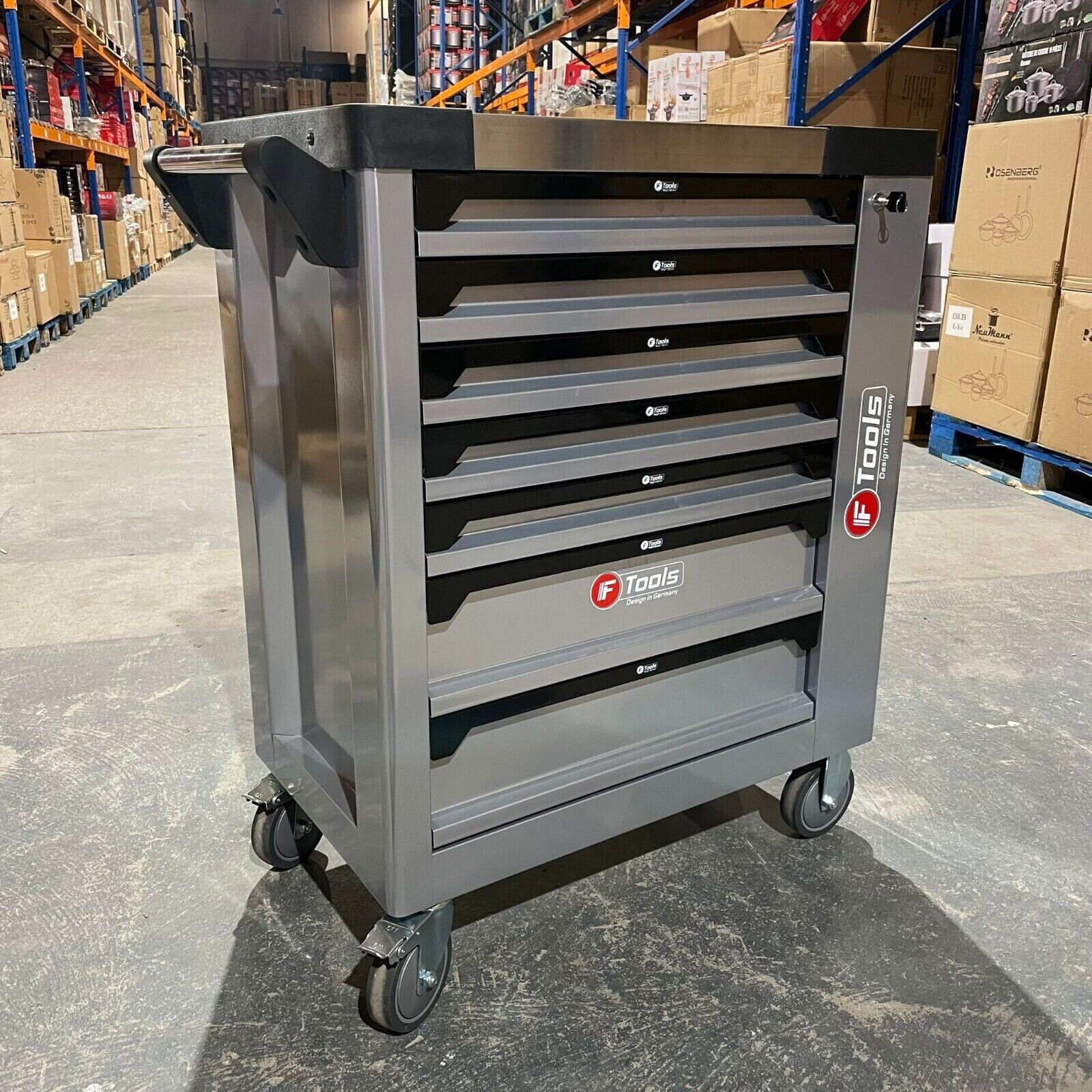 Tool Chest Trolley With 6 Drawers Tools Plus Storage