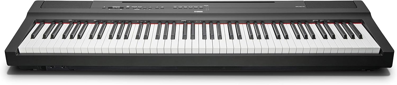 YAMAHA P125 88-Key Weighted Action Digital Piano with Power Supply and Sustain Pedal