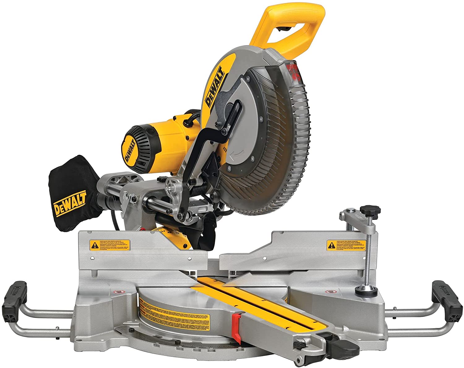 DEWALT 12-Inch Sliding Compound Miter Saw, Double Bevel (DWS780) , Black