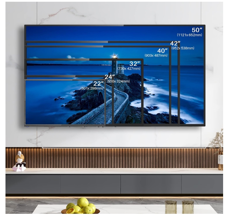 RCA 720P TV, Freeview HD Dolby Digital Audio DVB T2/S2 HD LED Backlighting Display TV, HDMI USB Earphone Output Media Player Monitor PS5 Xbox, Small TV for Bedroom Kitchen Black